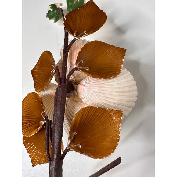 Seashell Flower Art Bouquet Hanging Ocean Beach Decor - Picture 5 of 7